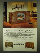 1968 Magnavox Mediterranean Color Stereo Theatre Ad - $18.49