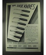 1936 USMC Shoe Knives Ad - Hawk-Bill, Lip, Curve Point - £14.78 GBP