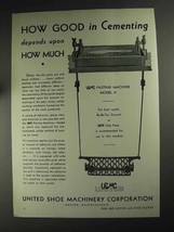 1936 USMC Ad - Pasting Machine Model A - £14.78 GBP