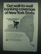 1968 Marine Midland Banks Ad - Wall-To-Wall Coverage - £14.25 GBP