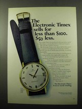 1969 Electronic Timex Watch Model 99041 Ad - £14.53 GBP