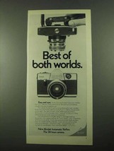 1969 Kodak Instamatic Reflex Camera Ad - Best of Both - $18.49