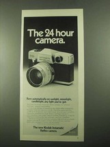 1969 Kodak Instamatic Reflex Camera Ad - 24 Hour Camera - $18.49