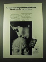 1969 Lark Cigarettes Ad - May Remember Your Anniversary - $18.49