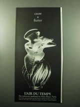 1969 Nina Ricci L&#39;Air du Temps Perfume Ad - A Flutter - £14.73 GBP