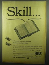 1942 Gulf Oil Ad - Skill - £14.62 GBP