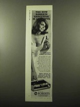 1969 Roberts Super-Cassette Recorder / AM-FM Radio Ad - $18.49