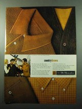 1969 Sears King&#39;s Road Collection Ad - Country Brown - £14.57 GBP