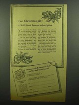 1942 Wall Street Journal Ad - For Christmas Give - £14.78 GBP