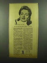 1942 Wall Street Journal Ad - She&#39;s Keen, She&#39;s Clever - £14.78 GBP