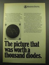 1969 Western Electric Telephone Ad - Picture Worth - £14.50 GBP