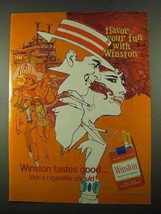 1969 Winston Cigarettes Ad - Flavor Your Fun - £14.55 GBP