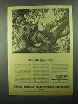 1943 GATX Ad - Ever Fall Into a Tree? - £14.54 GBP