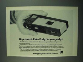 1973 Kodak Pocket Instamatic 40 Camera Ad - Prepared - £14.76 GBP