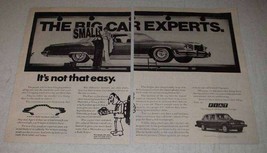 1974 Fiat 124 Car Ad - It&#39;s Not That Easy - £14.50 GBP