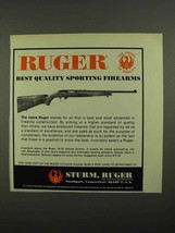 1974 Ruger 10/22 Deluxe Sporter Rifle Ad - Quality - $18.49