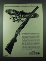 1975 Nikko Golden Eagle Shotgun Ad - An International Classic - £14.74 GBP