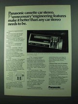 1975 Panasonic CX-141 Car Stereo Ad - Make it Better - £14.55 GBP