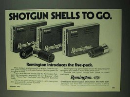 1975 Remington Shotgun Shells Ad - Express Rifled Slug - $18.49