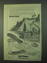 1975 Schrade Old Timer Knives Ad - Man&#39;s Best Friend - £14.61 GBP