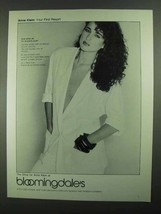 1981 Bloomingdale&#39;s Anne Klein Fashion Ad - $18.49