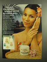 1981 Pond&#39;s Cream &amp; Cocoa Butter Ad - Tropical Secret - £14.44 GBP