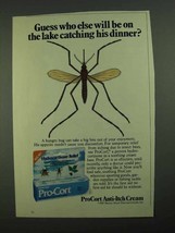 1981 ProCort Anti-Itch Cream Ad - On the Lake - £14.54 GBP
