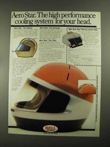1987 Bell Aero Star Motorcycle Helmet Ad - Cooling - $18.49