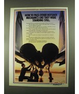 1987 U.S. Air Force Ad - How to Pass Other Mechanics - £14.55 GBP