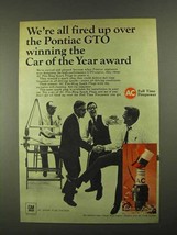 1968 AC Fire-Ring Spark Plugs Ad - Pontiac GTO - $18.49