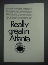 1968 Atlanta Georgia Ad - Really Great - £14.49 GBP