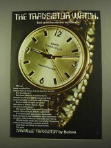 1968 Bulova Caravelle Transistor Watch Ad - Bad News - £14.77 GBP
