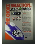 1991 Arai Helmets Ad - The Choice Selection - £14.78 GBP