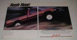 1991 Chevy S-10 Baja 4x4 Pickup Truck Ad - Rush Hour - £14.54 GBP