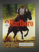 1991 Marlboro Cigarettes Ad - Cowboy - £14.56 GBP