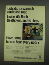 1968 GM Four-Season Climate Control Ad - Inside Bach - $18.49