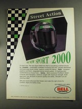 1992 Bell Sport 2000 Helmet Ad - Street Action - £14.78 GBP