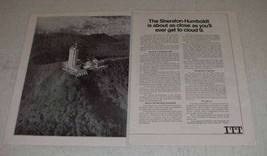 1968 ITT Sheraton-Humboldt in Venezuela Ad - Cloud 9 - £14.65 GBP