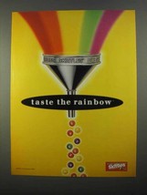 1997 Skittles Candy Ad - Taste The Rainbow - $18.49