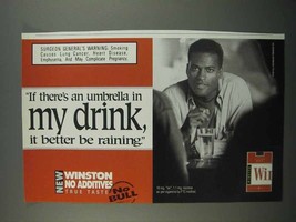 1997 Winston Cigarettes Ad - An Umbrella in My Drink - £14.54 GBP