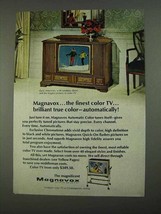 1968 Magnavox Early American TV Ad - Finest Color TV - £14.48 GBP