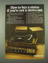 1968 Panasonic RE-767 Stereo System Ad - How To Buy - $18.49
