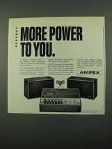 1969 Ampex Micro 86 Stereo Cassette Player/Recorder Ad - £13.82 GBP