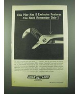 1969 Channellock No. 440 Pliers Ad - Exclusive Features - £14.78 GBP