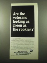 1969 Magnavox TV Ad - Veterans Looking as Green - £14.60 GBP