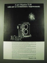 1969 Mamiya C220 Camera Ad - Not-so-Revolutionary - £14.62 GBP