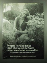 1969 Old Spice Cologne Ad - Maggie Perkins Thinks - $18.49