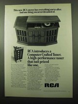 1969 RCA Computer Crafted Tuner Ad - Dreamed Of - £14.78 GBP