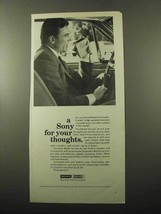 1969 Sony Model 50 Cassette-Corder Ad - Your Thoughts - $18.49