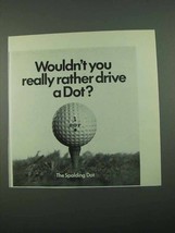1969 Spalding Dot Golf Ball Ad - Rather Drive - $18.49